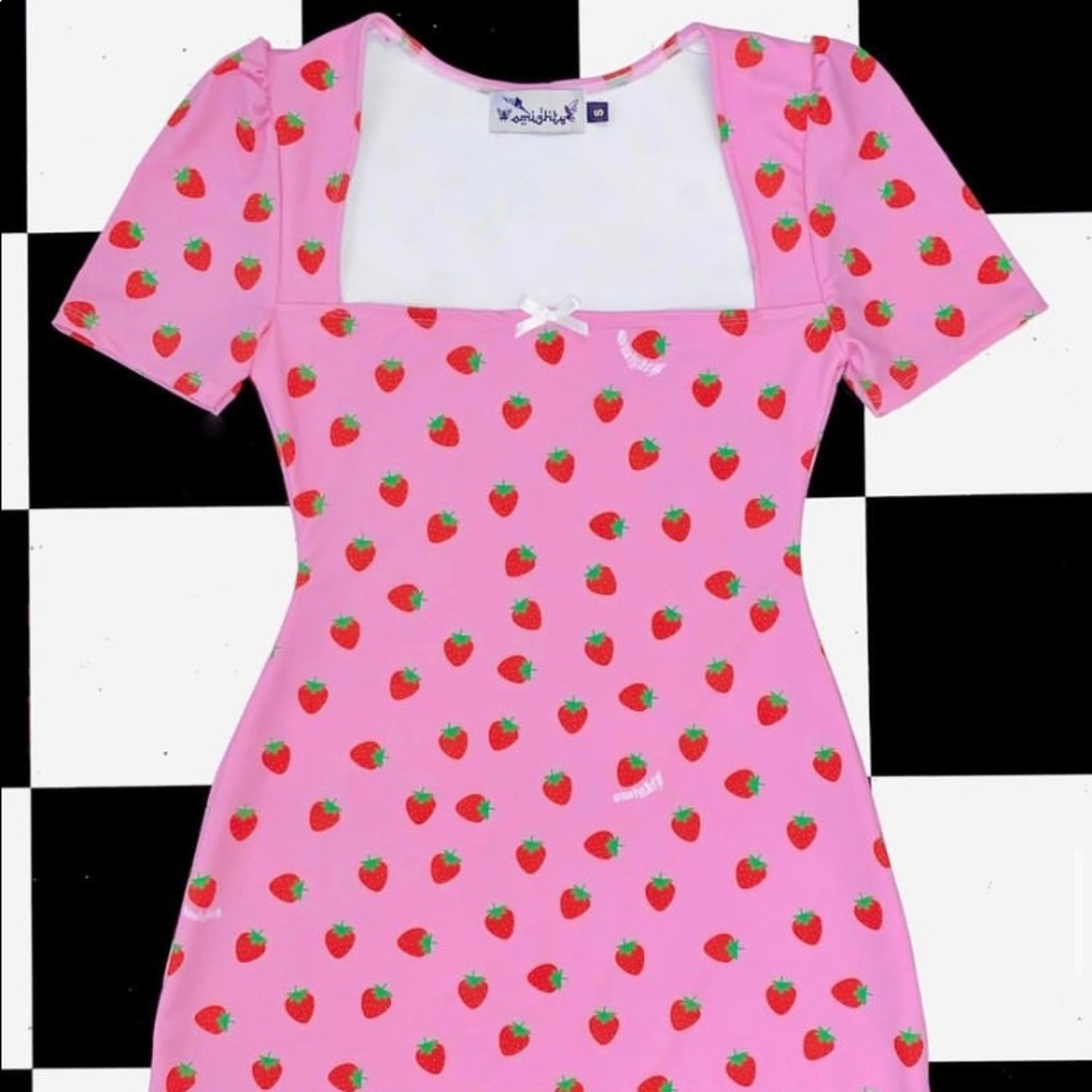 O-mighty Strawberry Dress